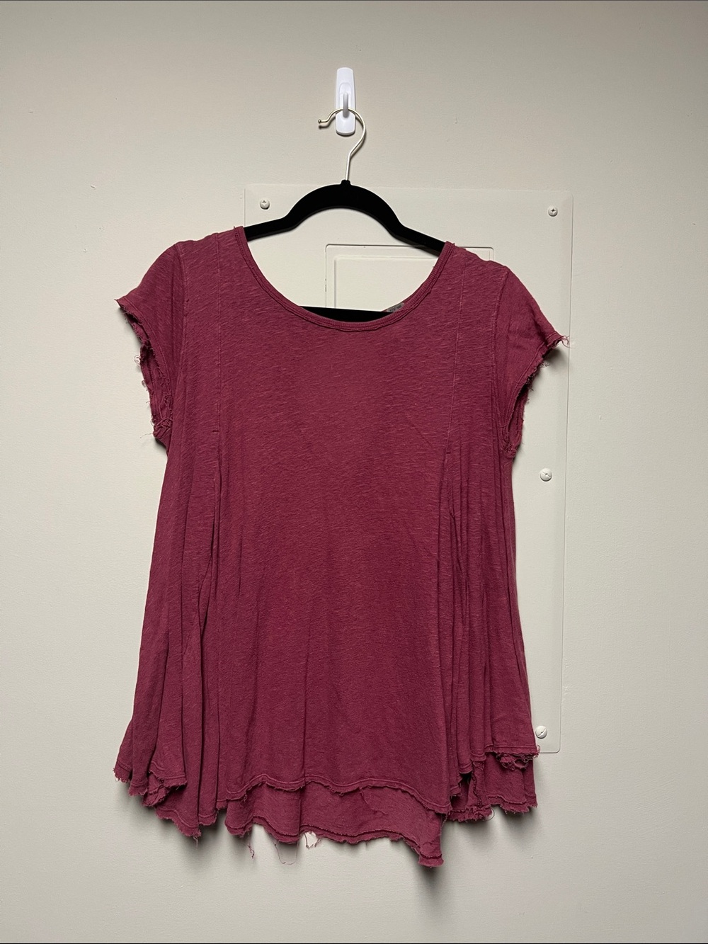 We the Free by Free People maroon flowy top